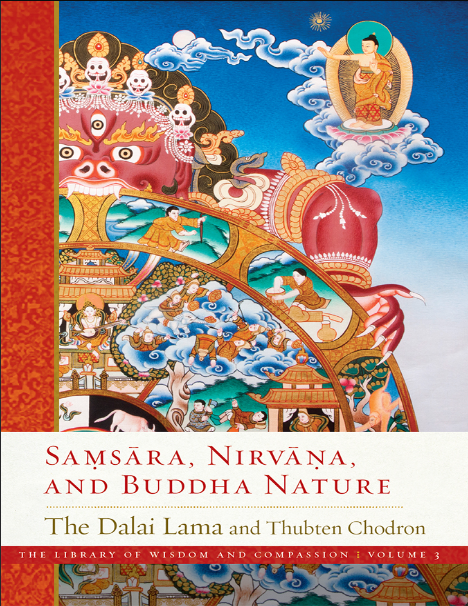 Book cover of Samsara, Nirvana, and Buddha Nature by Dalai Lama Book cover of Samsara, Nirvana, and Buddha Nature by Dalai Lama